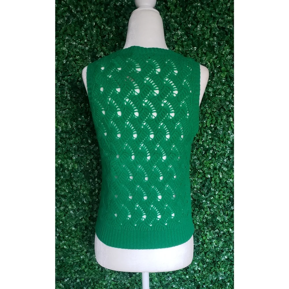 J. Crew Green‎ Sleeveless Sweater